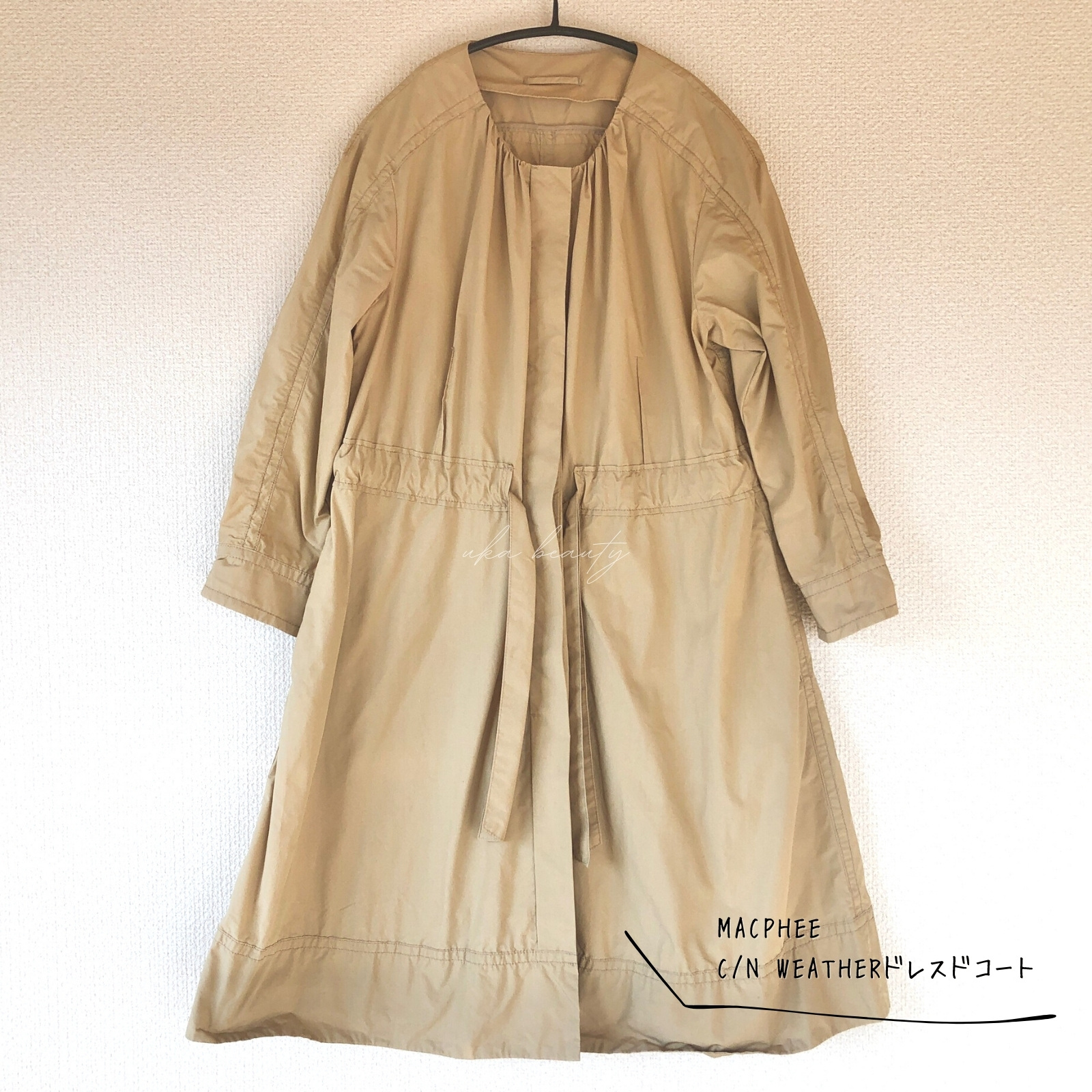 MACPHEE C/N WEATHERドレスドコート